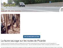 Tablet Screenshot of faune-et-route.picardie-nature.org